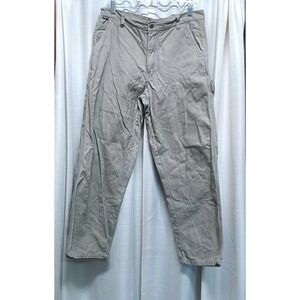 CRAFTSMAN Sz 32x30 Work Pants Canvas Carpenter Utility Pant Hammer Loop 8-Pocket